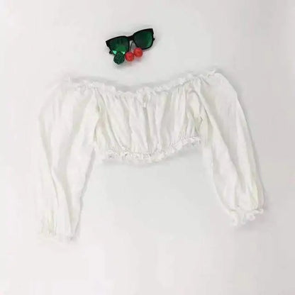 Flora Off Shoulder Crop Top